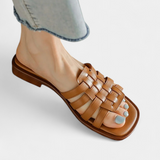 Roma Flat πλεγμένα σανδάλια