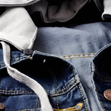CAROLYN | Κομψό Denim Jacket με Κουκούλα