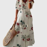 Αμαλία | Μαξι φόρεμα καλοκαιριού Vintage Boho