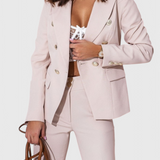 Rosalin Κομψό Σετ με Blazer και Παντελόνι