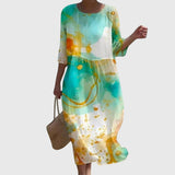 Hayley™ | Εlegant Floral Maxi Φόρεμα