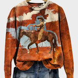Quincy | Vintage Art Print Sweatshirt