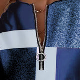 Laila | Φούτερ με μισό φερμουάρ (half-zip)