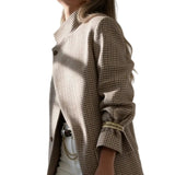 Shiori - Vintage Καρό Σακάκι με Δομή (Vintage Plaid Structured Blazer)