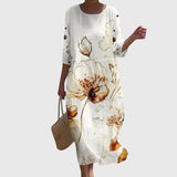 Hayley™ | Εlegant Floral Maxi Φόρεμα