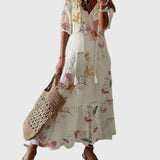 Αμαλία | Ρόμπα Maxi Καλοκαιρινή Vintage Boho
