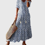 Αμαλία | Μαξι φόρεμα καλοκαιριού Vintage Boho