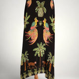 Σαχάρα | Drop Shoulder Μανίκι Coconut Tree Printed Φόρεμα