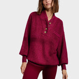Cottonsilk™Μπλούζα Henley με τσέπη