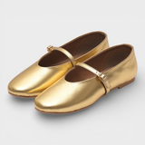 Navea | Χρυσά Mary Jane Flats