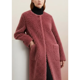 Shearling παλτό με επένδυση από μαλλί