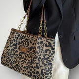 Λεονάρα | Leopard Print Tote Τσάντα