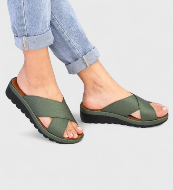 Annelym Orthopedic Wedge σανδάλια για εξωτερικούς χώρους