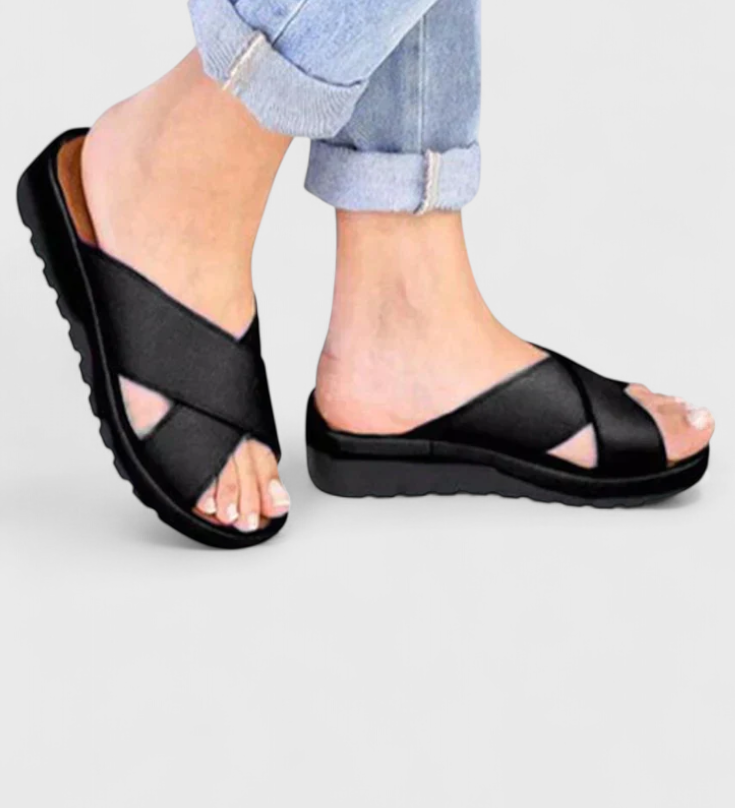 Annelym Orthopedic Wedge σανδάλια για εξωτερικούς χώρους