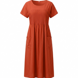 Sienna | Φόρεμα Midi Pintuck