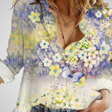 Ροζαλία | Floral Boho Μπλούζα