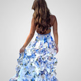 Φον | Ruffled Floral Φόρεμα