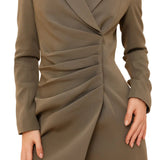 Mei - Φόρεμα Σακάκι με Ντραπέ Σχέδιο (DRAPED BLAZER DRESS)