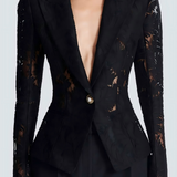 Kinan - Μονόπετο Σακάκι Blazer από Δαντέλα (Single Breasted Lace Blazer)