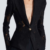 Kinan - Μονόπετο Σακάκι Blazer από Δαντέλα (Single Breasted Lace Blazer)