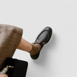 NIKOLINA™ | ΟΡΘΟΠΕΔΙΚΑ ΜΑΡΥ ΤΖΕΪΝ ΠΑΠΟΥΤΣΙΑ ΜΕ ΤΕΤΡΑΓΩΝΗ ΜΥΤΗ
