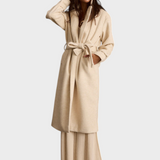 Filippa | Μπεζ Παλτό με Ζώνη