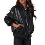 Antonella - Bari Oversized Jacket από Τεχνητό Δέρμα (Bari Oversized Faux Leather Jacket)