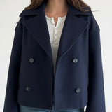 Maya | Σύμμεικτη Σταυρωτή Καμπαρντίνα (Blend Double-Breasted Trench Coat)