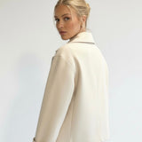 Maya | Σύμμεικτη Σταυρωτή Καμπαρντίνα (Blend Double-Breasted Trench Coat)