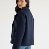 Maya | Σύμμεικτη Σταυρωτή Καμπαρντίνα (Blend Double-Breasted Trench Coat)