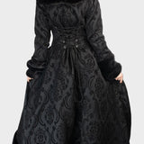 Sora | Μαύρο Χειμερινό Παλτό με Τσέπες (Black Pocket Winter Coat)
