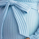 Gloria - Ribbed Maternity Τοπ με Δέσιμο στη Μέση (Tie-Waist Ribbed Maternity Top)  ---  **Θα θέλατε να μεταφράσω και την περιγραφή του προϊόντος ή να προσθέσω λέξεις-κλειδιά για SEO;**
