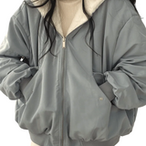 Napoli - Oversized Ζακέτα με Φερμουάρ (Oversized Zip Jacket)
