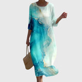 Hayley™ | Εlegant Floral Maxi Φόρεμα