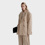 Belen | Oversized Frame Blazer - Χακί